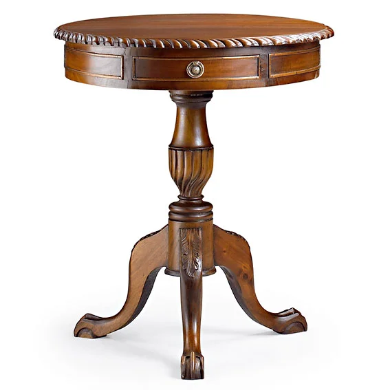 Velador 2 cajones Vintage Chippendale