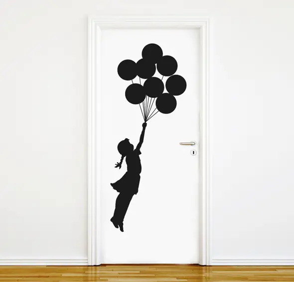 Vinilo ballon girl
