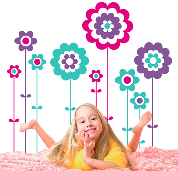 Vinilo candy flowers