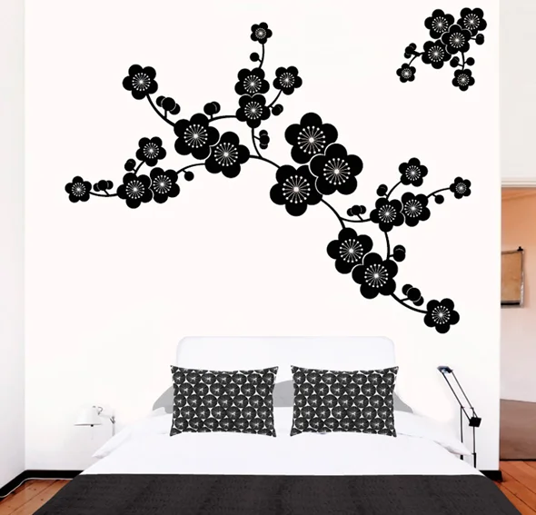 Vinilo cherry flowers