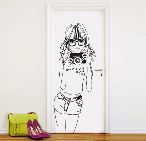 Vinilo fashion girl