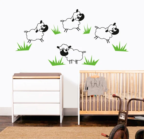 Vinilo funny sheeps