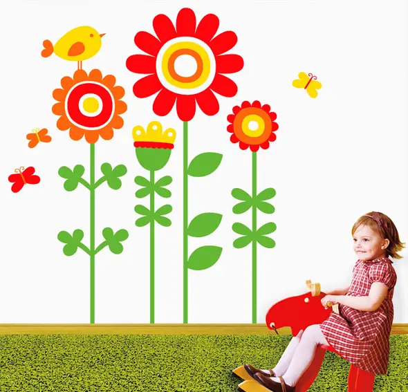 Vinilo happy garden