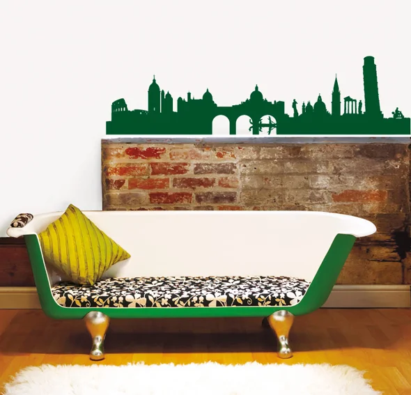 Vinilo italy skyline
