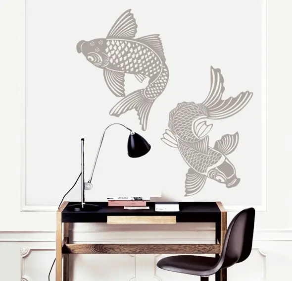 Vinilo koi fishes