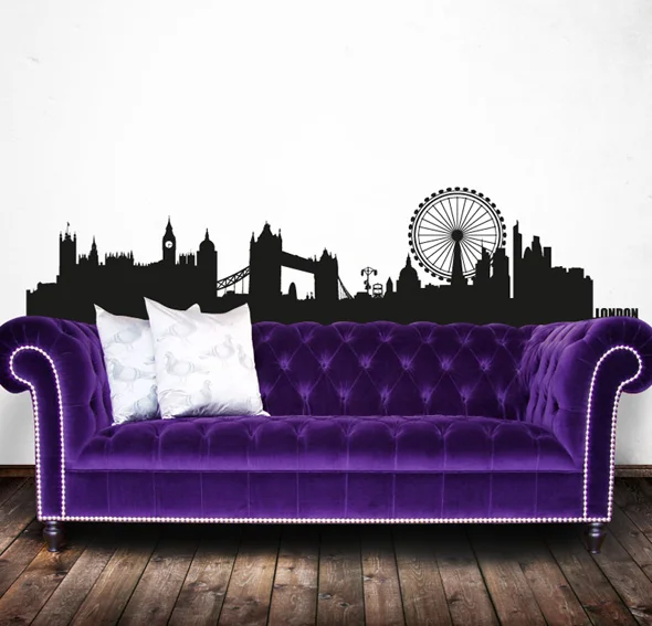 Vinilo london skyline xl
