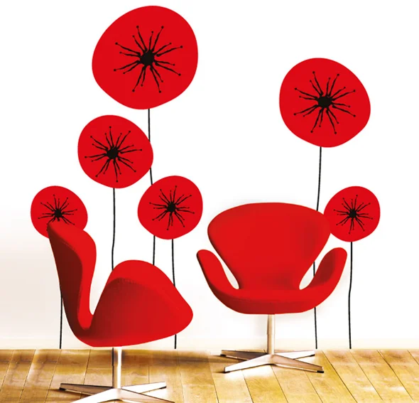 Vinilo miso flowers