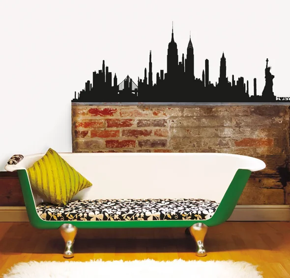 Vinilo new york skyline