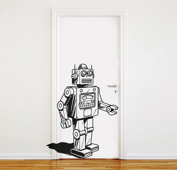 Vinilo retro Robot