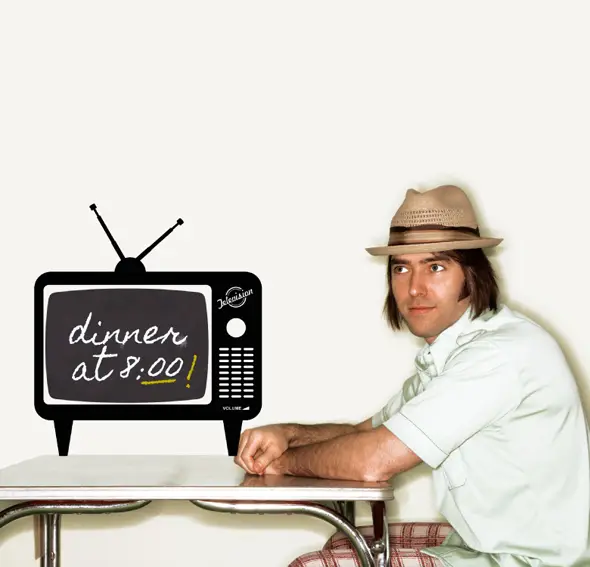 Vinilo retro tv