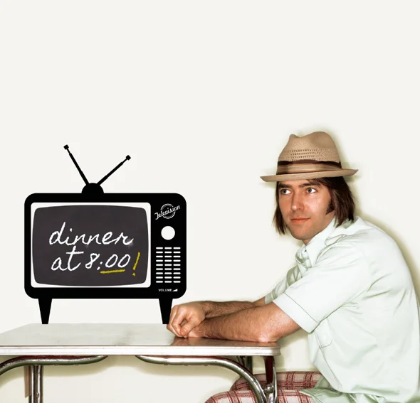 Vinilo retro tv