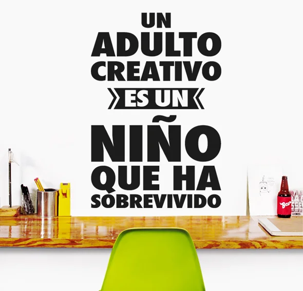 Vinilo un adulto creativo