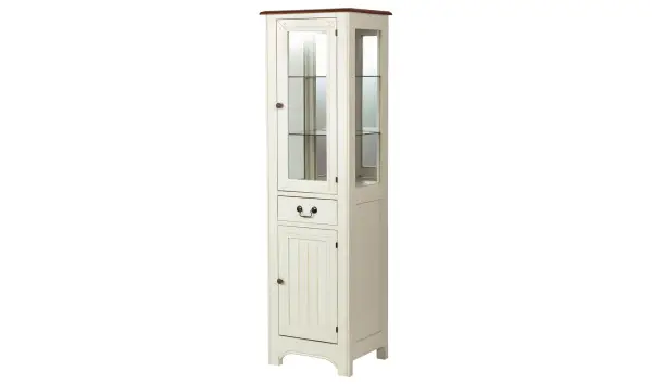 Vitrina 2 puertas 1 cajón vintage Sucres