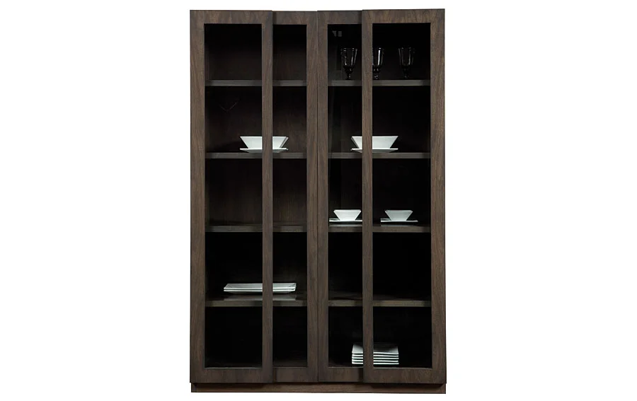 Vitrina con ruedas moderna