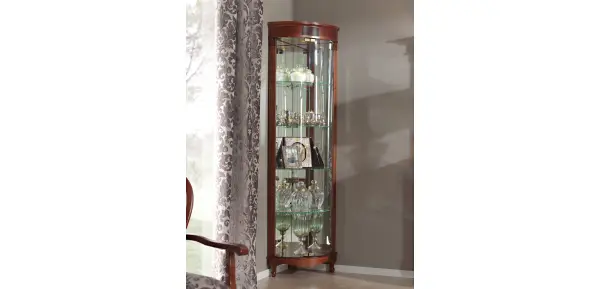 Vitrina rinconera clásica Aniceto