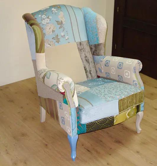 Orejero Patchwork Turquesa
