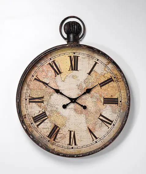 reloj Mapa Mundi
