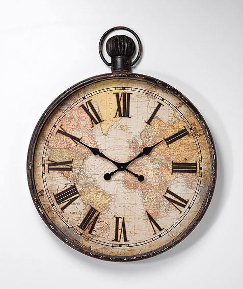reloj Mapa Mundi