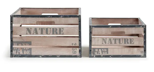 Set 2 cajas industriales Erutna