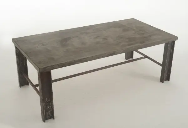 Mesa de Centro Vintage tapa fina Natrón