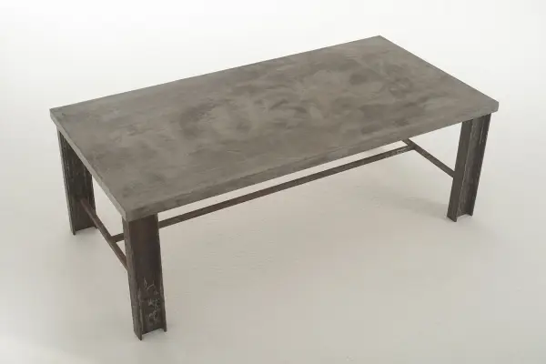 Mesa de Centro Vintage tapa fina Natrón