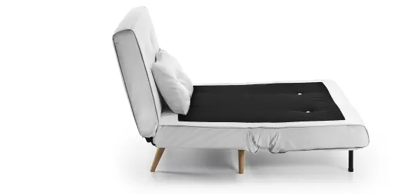 Sofá cama blanco Moderno Tupana