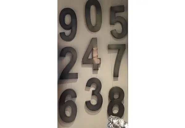 Set de números del 0 al 9