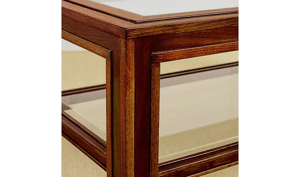Mesa de cristal de rincón Clásica