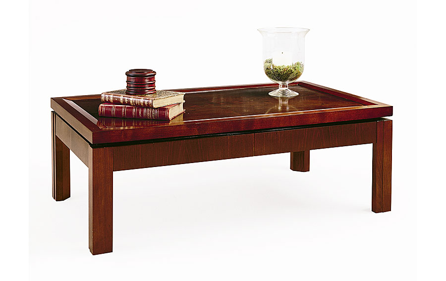 Mesa de centro con cajones Clásica