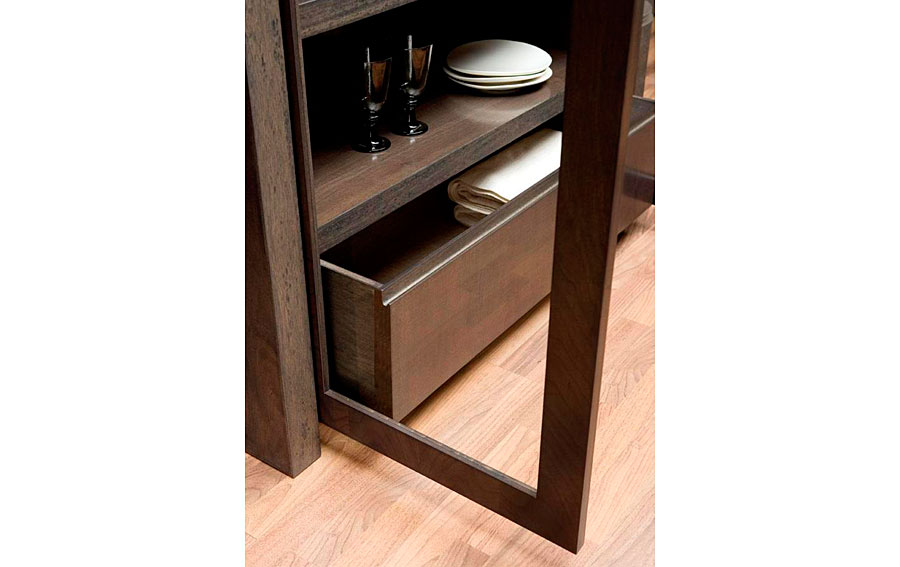 Vitrina de madera moderno