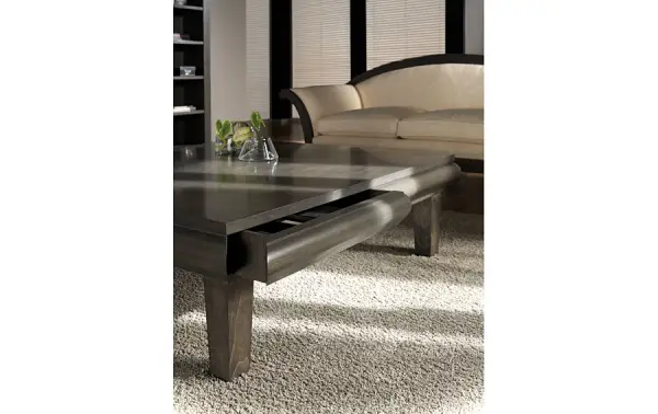 Mesa de centro moderna 2 cajones