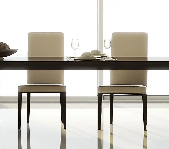 Silla tapizada Blanco Aura