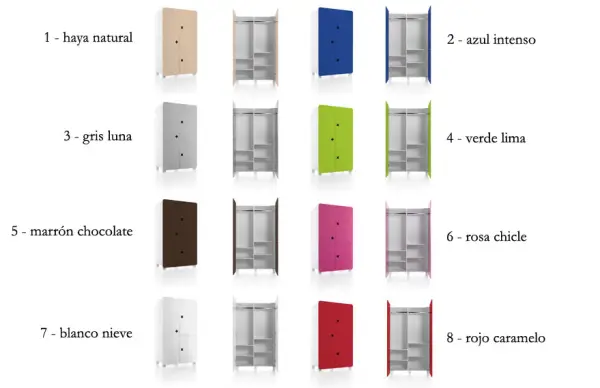 Armario 2 puertas Infantil School