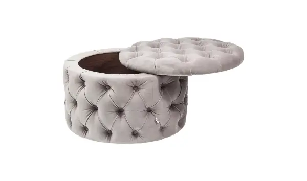 Taburete Desire gris plata
