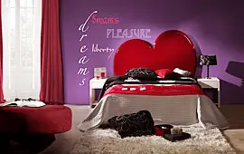 Cabecero corazón Love