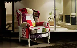 Orejero Patchwork Fresa y Morado