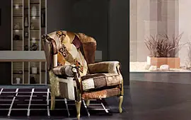 Orejero Patchwork capitone Oro