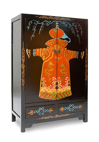 Armario Oriental Kimono Negro