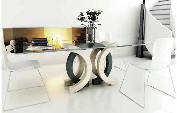 Mesa de comedor Arcos corten