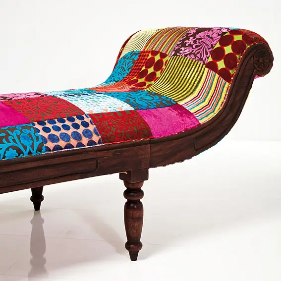 Banco Velvet Patchwork
