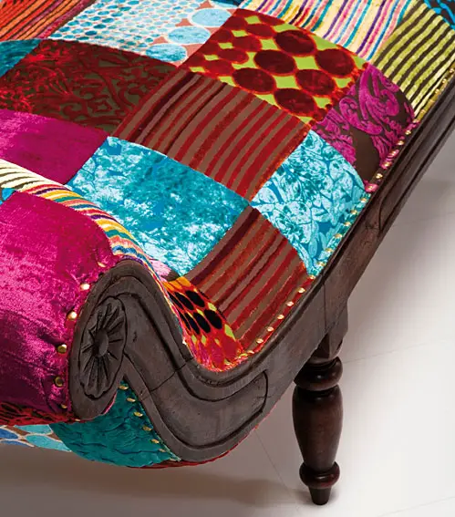 Banco Velvet Patchwork