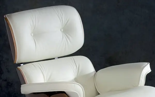 Sillón Relax con escabel Blanco