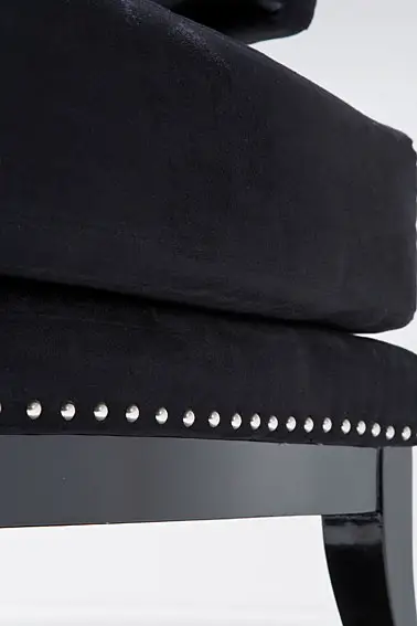 Butaca Vintage Negra Art Deco
