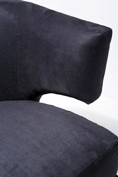 Butaca Vintage Negra Art Deco