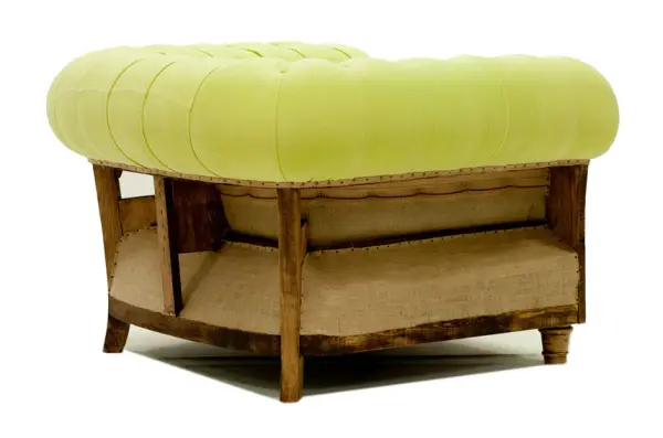 Sillón verde chesterfield Chesire