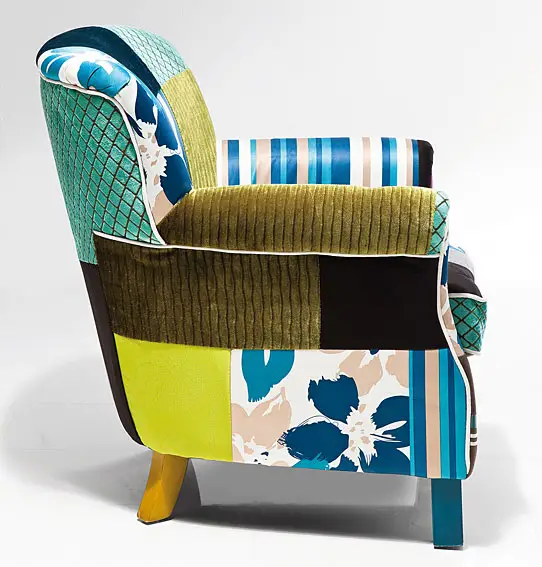 Butaca Vintage Patchwork Stripes