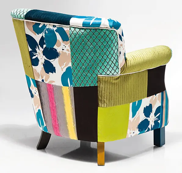 Butaca Vintage Patchwork Stripes