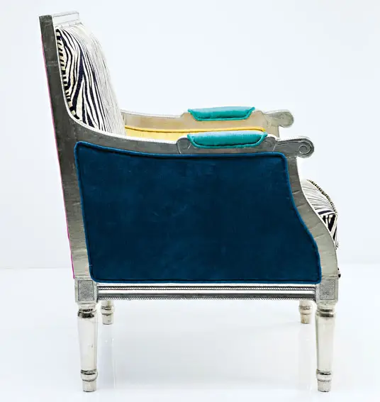 Butaca zebra Vintage Regency