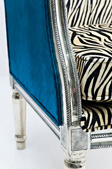 Butaca zebra Vintage Regency