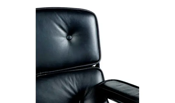 Silla de despacho regulable piel metal